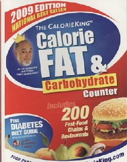 Calorie, Fat & Carbohydrate Counter 2009 by Allan Borushek (Paperback