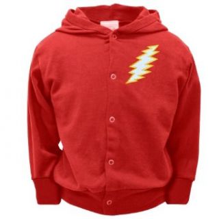 Grateful Dead   Red Bolt Toddler Snap Hoodie Clothing