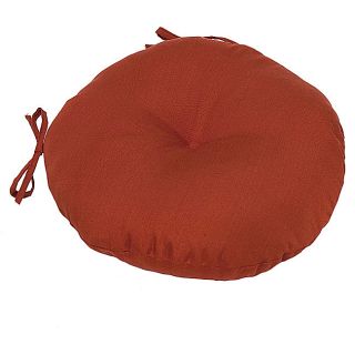 Red 18 inch Round Outdoor Bistro Chair Cushion (Set of 2)