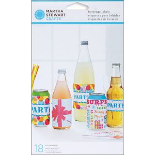 Martha Stewart Crafts 18 piece Modern Festive Beverage Labels
