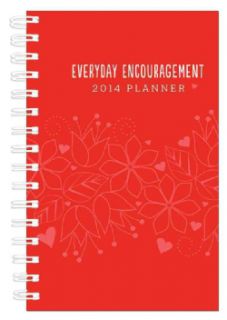 Everyday Encouragement 2014 Planner  red Cover (Calendar) Today $5.93