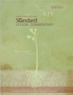 Standard Lesson Commentary 2009 2010 (Large Print,Paperback
