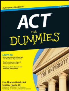 ACT for Dummies (Paperback) Today $14.18