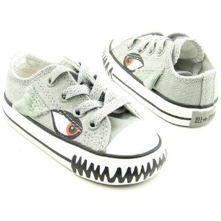 Shark Ox Gray Lace Up Shoes Infants Toddlers 4 CONVERSE Shoes