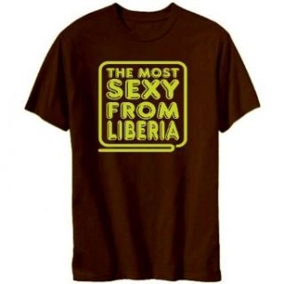 The Most Sexy From Liberia Mens T shirt Clothing
