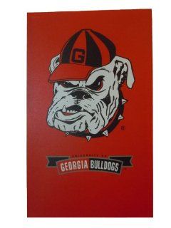 NCAA Georgia Bulldogs Mascot Canvas Art
