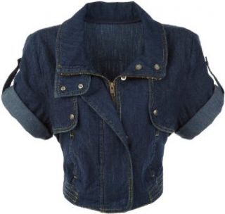 Zumba Womens Jean Jacket, Blue Denim, X Small Clothing
