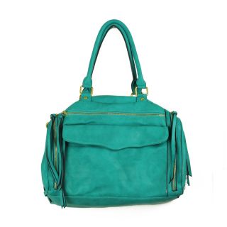 Urban Expressions Quinn Turquoise Large Satchel