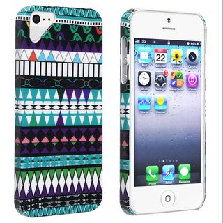 BasAcc Blue Tribe Pattern Snap on Case for Apple iPhone 5