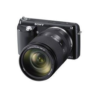 Sony Alpha NEX F3 16.1MP Mirrorless Black Digital SLR Camera with 18