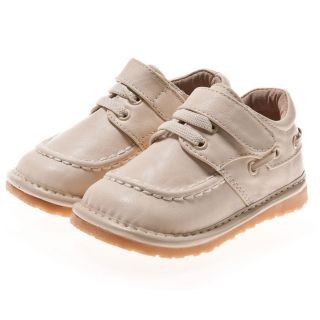 Little Blue Lamb Toddler/ Infant Cream Leather Squeaky Shoes Today $