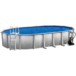 Discovery Above Ground 12 foot x 24  foot Oval Swimming Pool Package