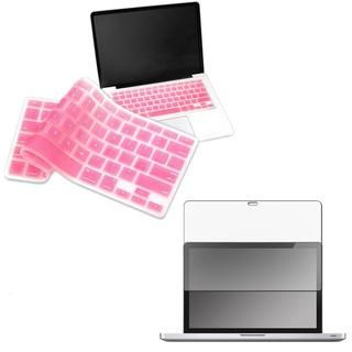 Screen Protector/ Pink Keyboard Cover for Apple MacBook Pro 13 inch