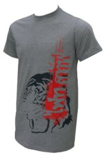 FightStuff Gray MMA / Muay Thai T Shirt, L Clothing