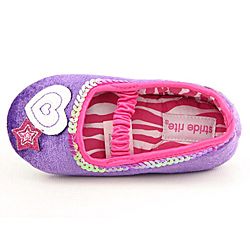 Girls Glitzy Pet Ballet Purple Casual Shoes (Size 13)