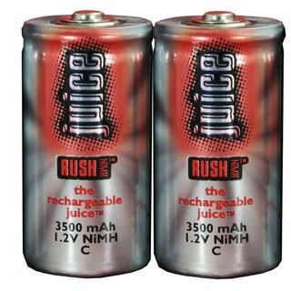 Rechargeable Size C NiMH Batteries (2 pack)