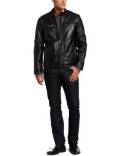 Marc New York by Andrew Marc Mens Boston Rugged Lambskin