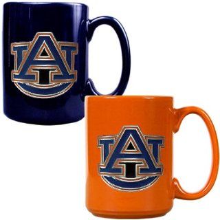 Auburn 2 Piece Coffee Mug Set (Team Colors) Sports