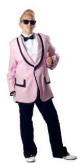 Gangnam Style Tuxedo Jacket, Pink, Medium Clothing