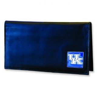 University of Kentucky Leather Checkbook Cover Wallet