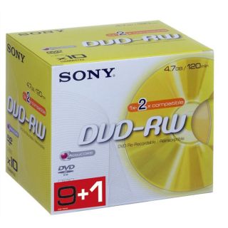 Sony DVD RW 2x   Achat / Vente CD   DVD   BLU RAY VIERGE Sony Pack de