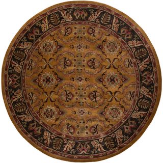 Hand tufted Duvall Parchment Wool Rug (10 Round)