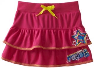 Puma   Kids Girls 2 6X Toddler Ruffle Skirt, Raspberry