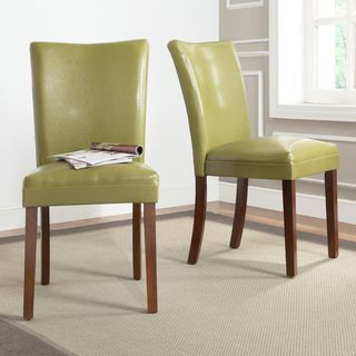 ETHAN HOME Parson Estonia Olive Green Side Chairs (Set of 2
