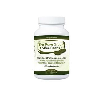 Pure Green Coffee Bean Extract 400mg Dietary Supplement with 50