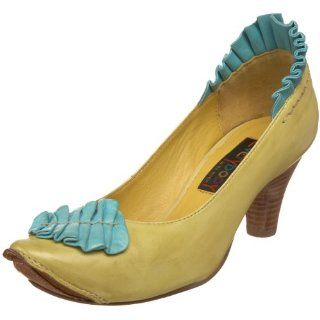 And Matching Ruffle Back,Canarino W Amalfi ,35 EU(5 US Womens) Shoes