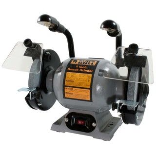 Black Bull 8 inch Bench Grinder with Lights