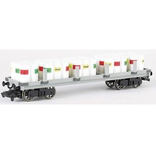 Bachmann HO Scale Thomas and Friends Flat Car with Paint Drums