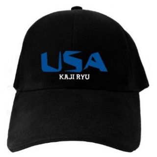 Caps Black Usa Kaji Ryu  Martial Arts Clothing