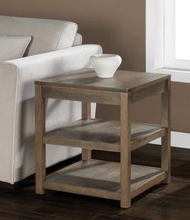 Tacoma Weathered End Table