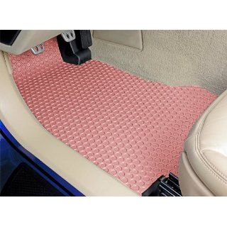 Rubber Floor Mats Front and Rear Set   Pink (1962 62 1963 63 1964 64
