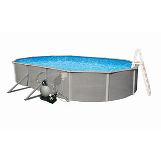 Belize Above Ground 15 x 30 foot Oval Swimming Pool Package