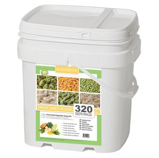 Lindon Farms 320 Serving Freeze Dried Vegetables Food Storage Kit