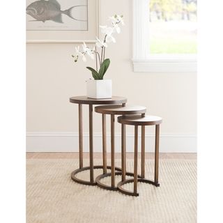 Bali Brown Nesting Tables (Set of 3)