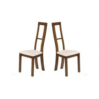 Lot de 2 chaises PERLE     Dimensions  L.45 x P.54 x H.107 cm