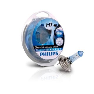 Ampoules Philips H4 BlueVision ultra 55W   Achat / Vente PHARES