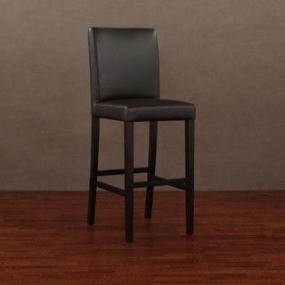 Andre Dark Brown Leather Bar Stool