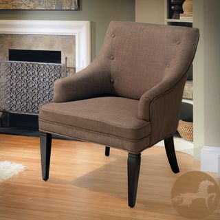 Christopher Knight Home Lindsay Brown/ Beige Accent Chair