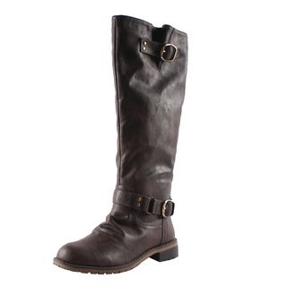 Elegant by Beston Womens Dillian 7 Brown Riding Boots