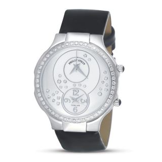 Philip Stein Womens Teslar Mother of Pearl Dial Diamond accent Watch
