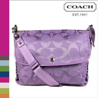 Kyra Nylon Flap Laptop Messenger Bag 16553 Lilac Purple Shoes
