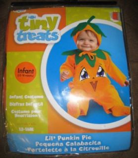 Tiny Treats Pumpkin Costume Infant 12 18 Months Clothing