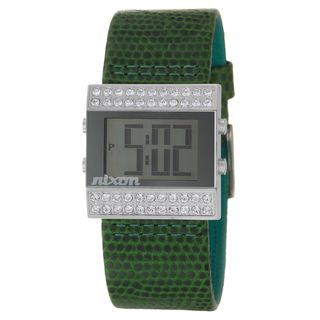 Nixon Womens Stainless Steel Crystal Compact Watch