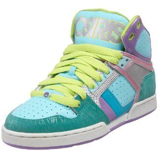  Osiris Womens Bronx Sneaker,Green/Blue/Purple,5 M US Shoes