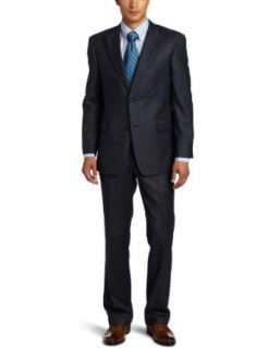 Tommy Hilfiger Mens Houndstooth Trim Fit Suit Clothing