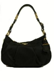 Prada Handbags BlackTessuto and Leather BR3795 Clothing
